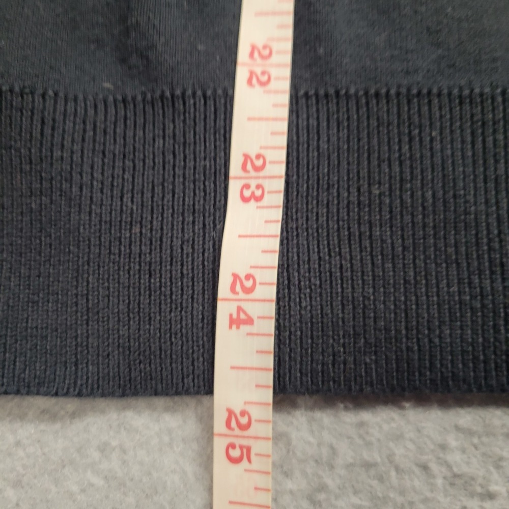 Polo Ralph Lauren Sweater Mens Black Size Large Pima Cotton Purple Pony V Neck - Picture 8 of 12